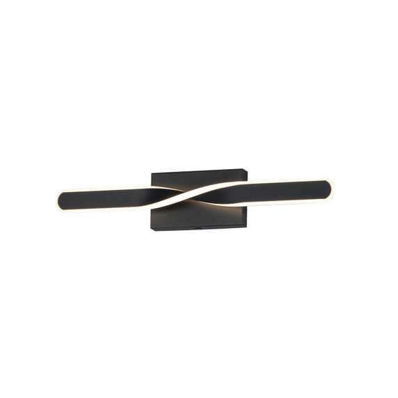 Bathroom Fixtures Cylindrical / Linear by ET2 ( 86 | E24152-BK Pirouette - Bath Vanity ) 