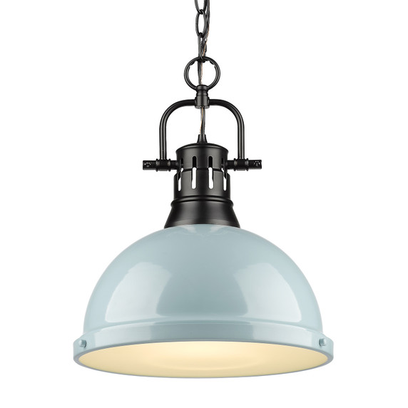 Pendants Metal Shade by Golden ( 62 | 3602-L BLK-SF Duncan ) 