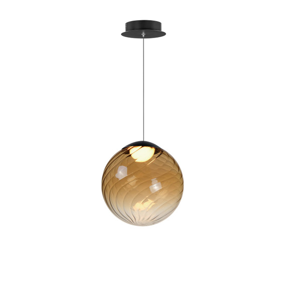 Mini Pendants Glass Down by ET2 ( 86 | E24189-05BK Planetary ) 