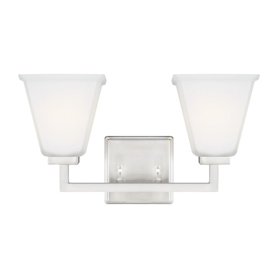 Bathroom Fixtures Two Lights by Generation Lighting ( 1 | 4413702EN3-962 Ellis Harper ) 