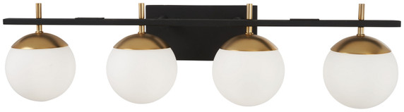 Bathroom Fixtures Four Lights by George Kovacs ( 42 | P1354-618 Alluria ) 