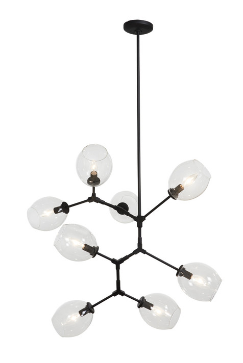Mid. Chandeliers Glass Down by George Kovacs ( 42 | P1365-66A Nexpo ) 