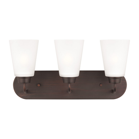 Bathroom Fixtures Three Lights by Generation Lighting ( 1 | 4415203-710 Kerrville ) 