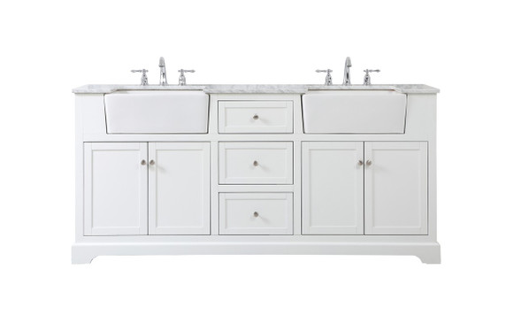 Plumbing Bath Chests/Vanities by Elegant Lighting ( 173 | VF60272DWH Franklin ) 