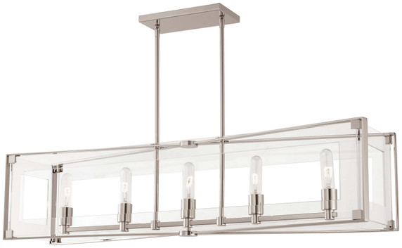Linear/Island Open Frame by George Kovacs ( 42 | P1405-613 Crystal Clear ) 