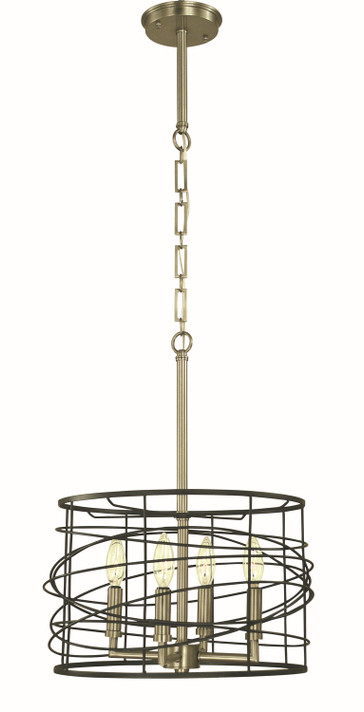 Mini Chandeliers Candle by Framburg ( 8 | 5614 BN/MBLACK Boca ) 