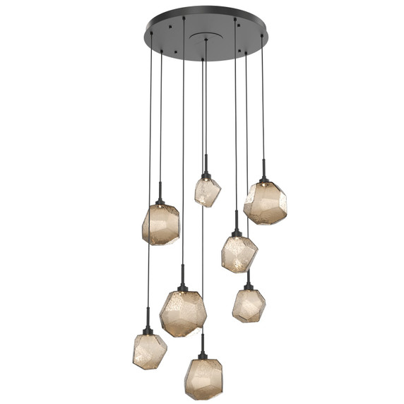 Pendants Multi-port/Cascade by Hammerton Studio ( 404 | CHB0039-08-MB-B-C01-L1 Gem ) 