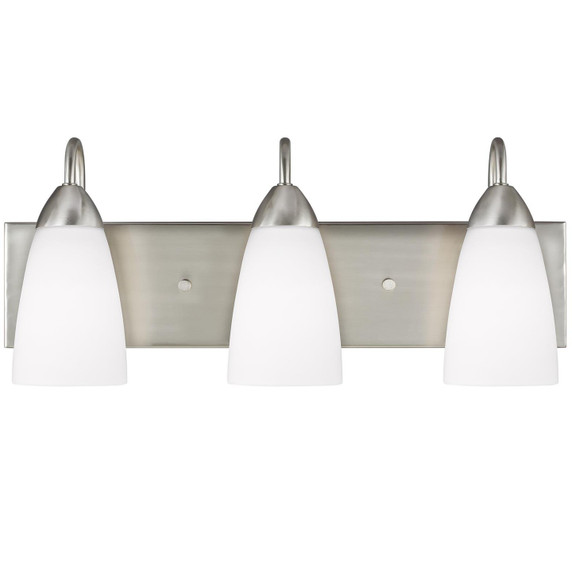 Bathroom Fixtures Three Lights by Generation Lighting ( 1 | 4420203EN3-962 Seville ) 