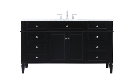 Plumbing Bath Chests/Vanities by Elegant Lighting ( 173 | VF12560BK Park Avenue ) 