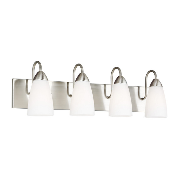 Bathroom Fixtures Four Lights by Generation Lighting ( 1 | 4420204-962 Seville ) 