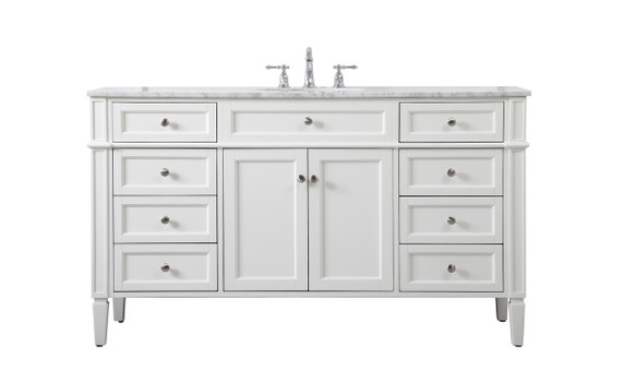 Plumbing Bath Chests/Vanities by Elegant Lighting ( 173 | VF12560WH Park Avenue ) 