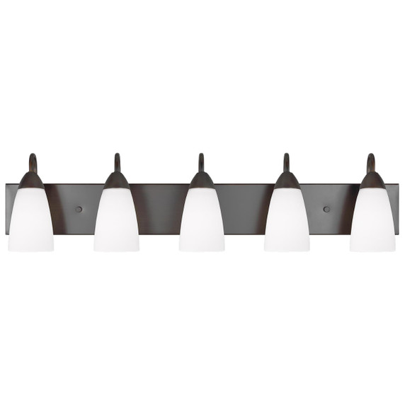 Bathroom Fixtures Five+Lights by Generation Lighting ( 1 | 4420205EN3-710 Seville ) 