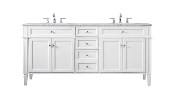 Plumbing Bath Chests/Vanities by Elegant Lighting ( 173 | VF12572DWH Park Avenue ) 