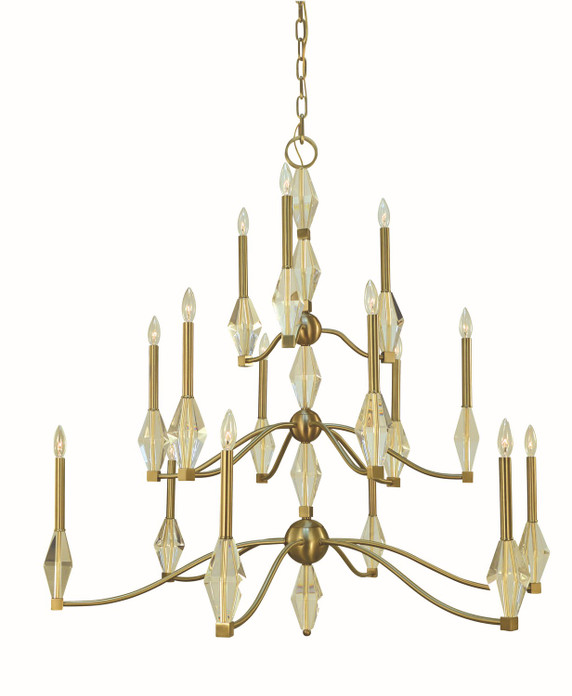 Large Chandeliers Candle by Framburg ( 8 | 5668 BR Vivian ) 