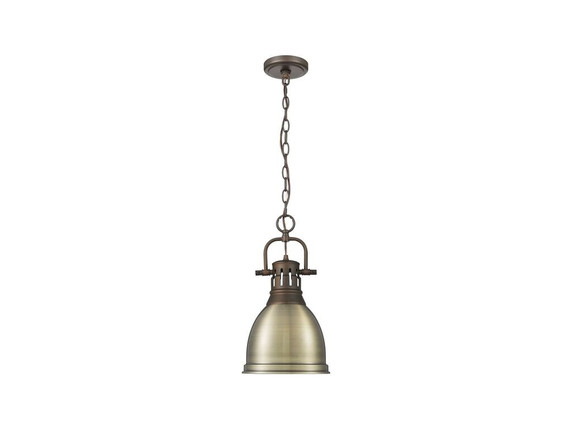 Mini Pendants Metal Shade by Golden ( 62 | 3602-S RBZ-AB Duncan ) 