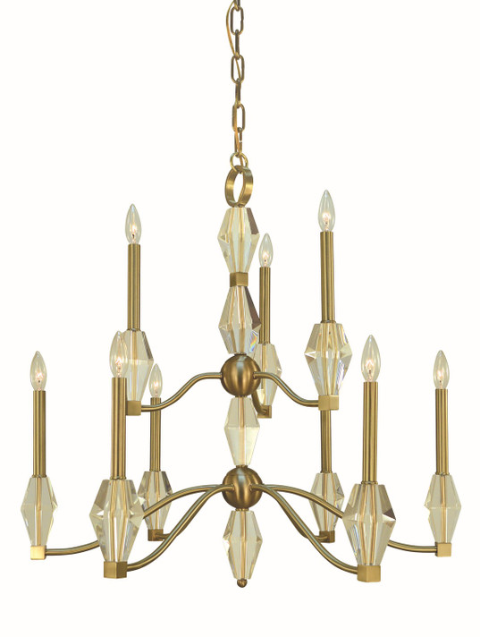 Mid. Chandeliers Candle by Framburg ( 8 | 5669 BR Vivian ) 