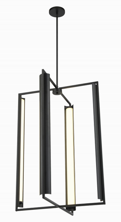 Mid. Chandeliers Metal Shade by George Kovacs ( 42 | P1556-66A-L Trizay ) 