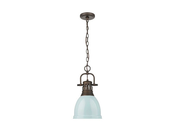 Mini Pendants Metal Shade by Golden ( 62 | 3602-S RBZ-SF Duncan ) 