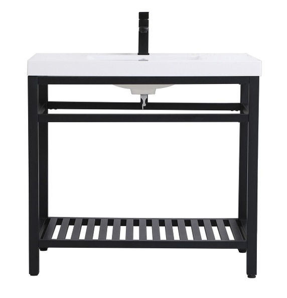 Plumbing Bath Chests/Vanities by Elegant Lighting ( 173 | VF14036BK Raya ) 