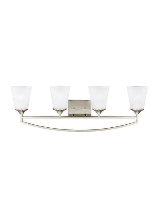 Bathroom Fixtures Four Lights by Generation Lighting ( 1 | 4424504-962 Hanford ) 