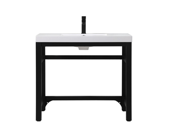 Plumbing Bath Chests/Vanities by Elegant Lighting ( 173 | VF14536BK Raya ) 