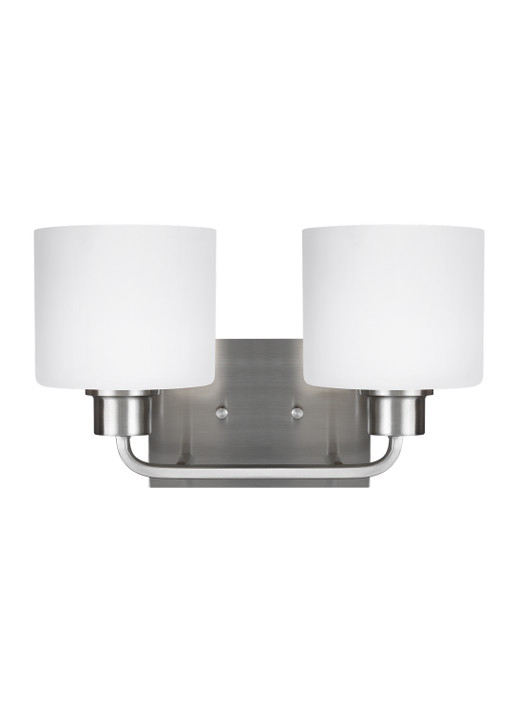 Bathroom Fixtures Two Lights by Generation Lighting ( 1 | 4428802-962 Canfield ) 