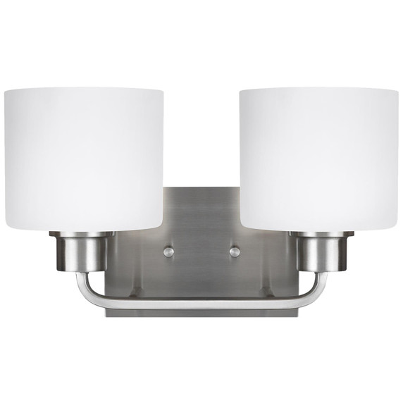 Bathroom Fixtures Two Lights by Generation Lighting ( 1 | 4428802EN3-962 Canfield ) 