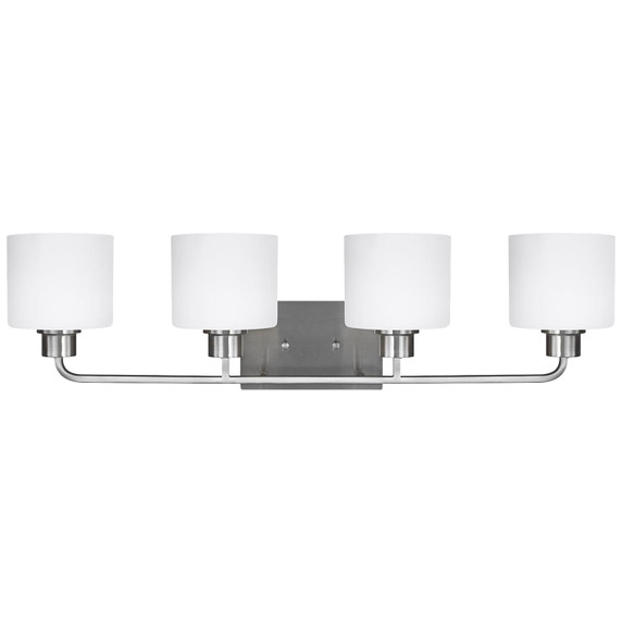 Bathroom Fixtures Four Lights by Generation Lighting ( 1 | 4428804EN3-962 Canfield ) 