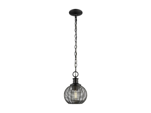 Mini Pendants Open Frame by Golden ( 62 | 6802-M1L BLK Calypso ) 