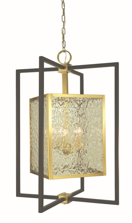 Foyer/Hall Lanterns Open Frame by Framburg ( 8 | 5775 BR/MBLACK Avery ) 
