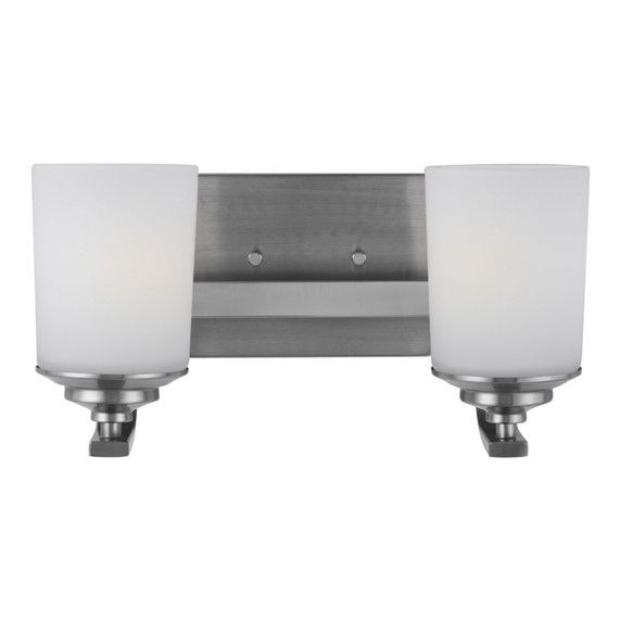 Bathroom Fixtures Two Lights by Generation Lighting ( 1 | 4430702-962 Kemal ) 