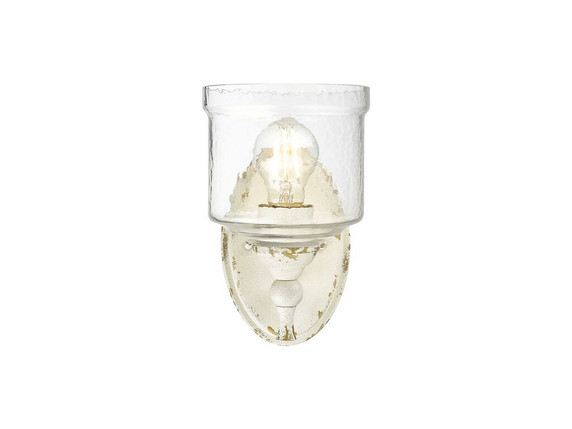 Sconces Single Glass by Golden ( 62 | 0806-1W AI-HWG Keating ) 