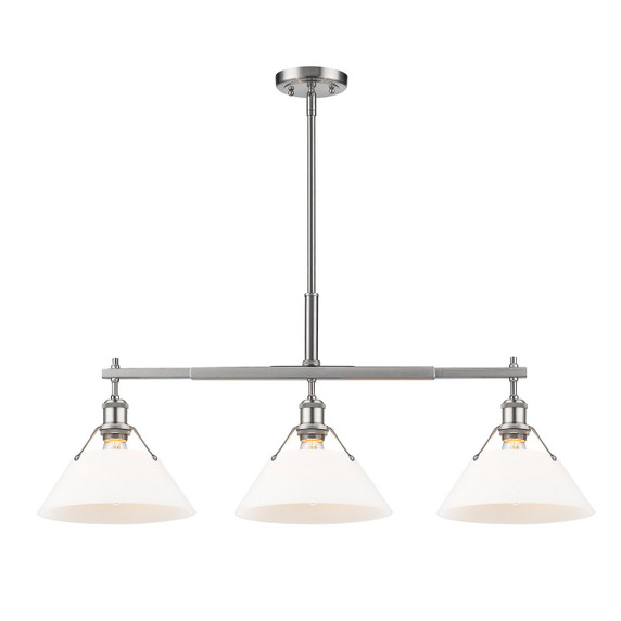 Linear/Island 3 Light Bar by Golden ( 62 | 3306-LP PW-OP Orwell ) 