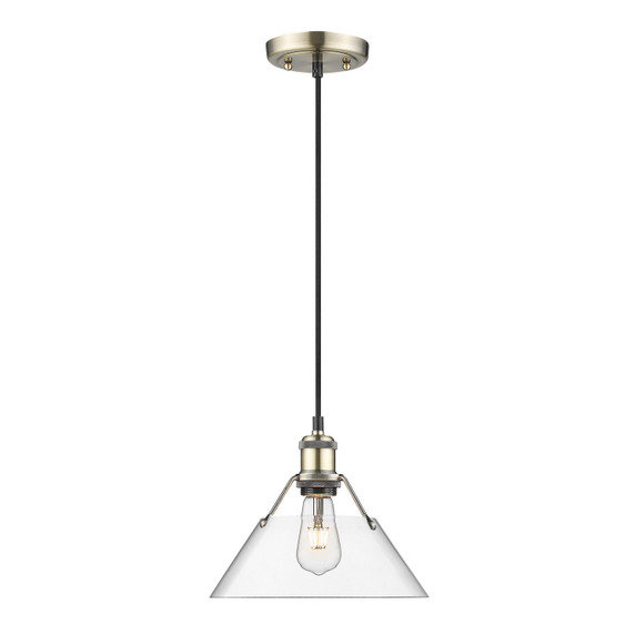 Pendants Glass Down by Golden ( 62 | 3306-M AB-CLR Orwell ) 