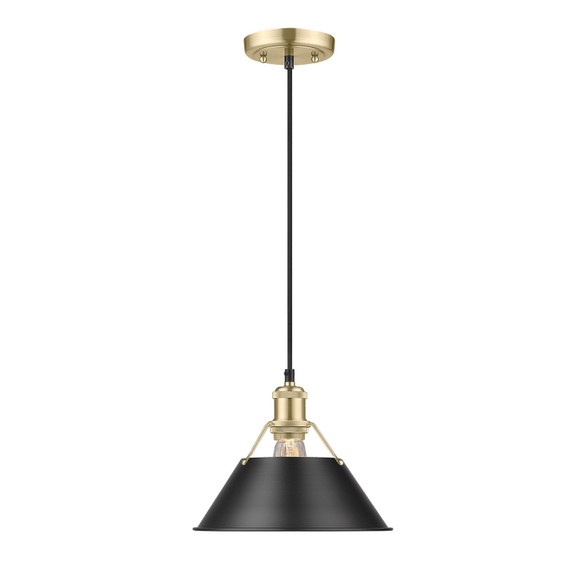 Pendants Metal Shade by Golden ( 62 | 3306-M BCB-BLK Orwell ) 