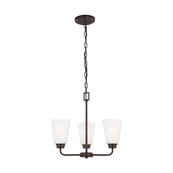Mini Chandeliers Glass Shade by Generation Lighting ( 1 | 3115203EN3-710 Kerrville ) 