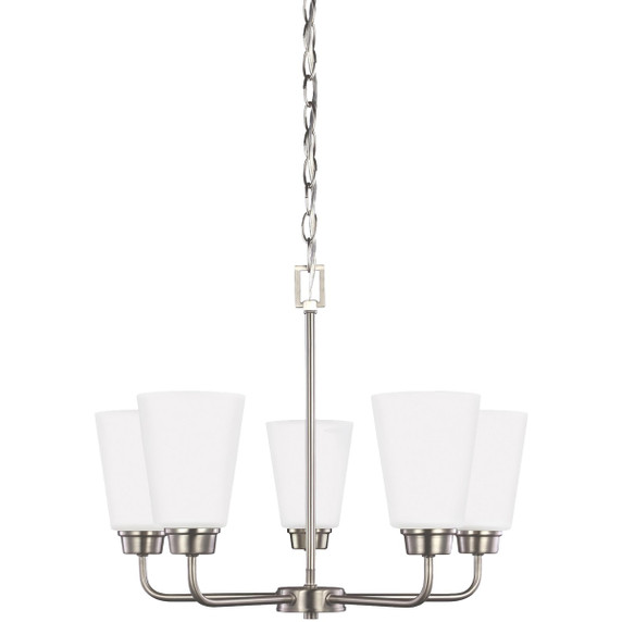 Mid. Chandeliers Glass Up by Generation Lighting ( 1 | 3115205-962 Kerrville ) 