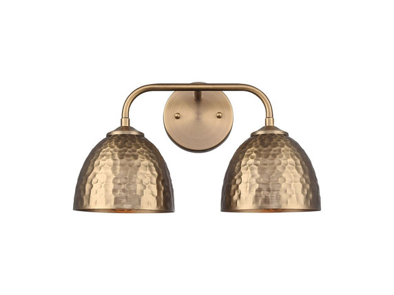 Bathroom Fixtures Two Lights by Golden ( 62 | 6950-BA2 MBS-MBS Shepard ) 