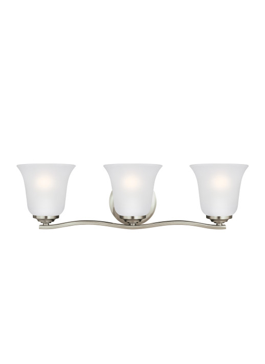 Bathroom Fixtures Three Lights by Generation Lighting ( 1 | 4439003-962 Emmons ) 
