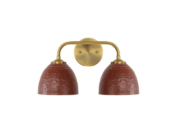 Bathroom Fixtures Two Lights by Golden ( 62 | 6950-BA2 MBS-RC Shepard ) 