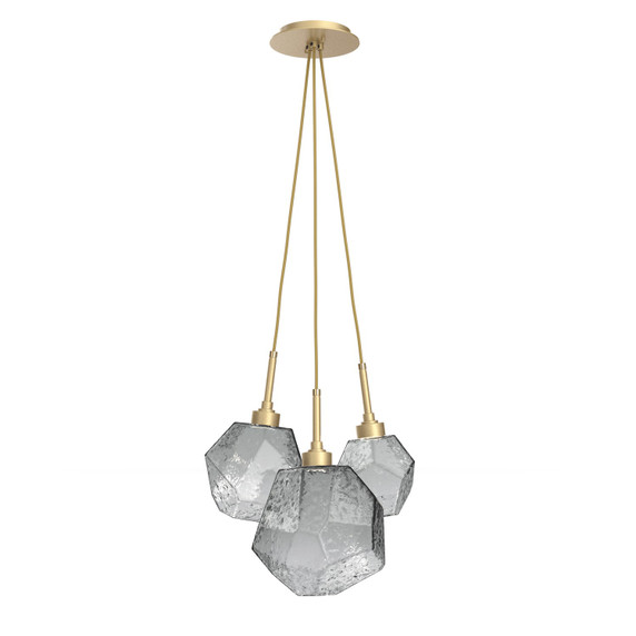 Mini Pendants 3 Light Cluster by Hammerton Studio ( 404 | CHB0039-0E-GB-S-C01-L3 Gem ) 