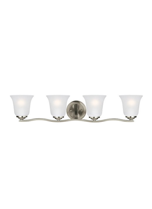 Bathroom Fixtures Four Lights by Generation Lighting ( 1 | 4439004-962 Emmons ) 