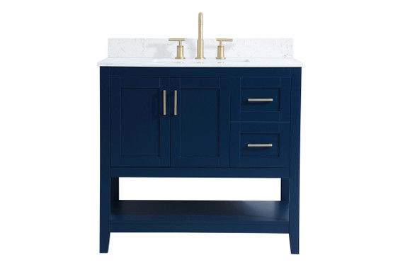 Plumbing Bath Chests/Vanities by Elegant Lighting ( 173 | VF16036BL-BS Aubrey ) 