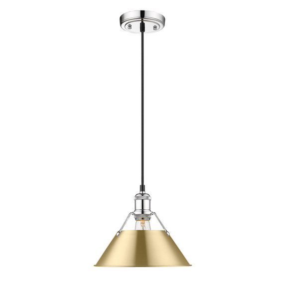 Pendants Metal Shade by Golden ( 62 | 3306-M CH-BCB Orwell ) 