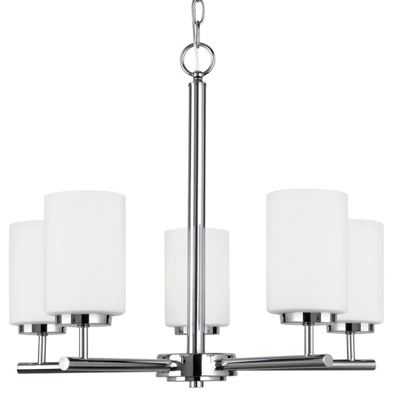 Mid. Chandeliers Glass Up by Generation Lighting ( 1 | 31161-05 Oslo ) 