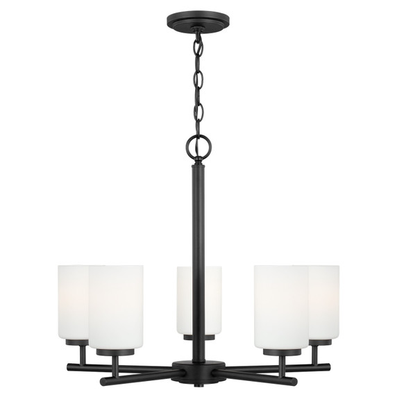 Mid. Chandeliers Glass Up by Generation Lighting ( 1 | 31161-112 Oslo ) 