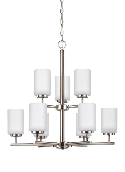 Mid. Chandeliers Glass Up by Generation Lighting ( 1 | 31162-962 Oslo ) 