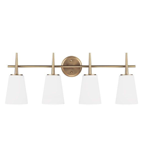 Bathroom Fixtures Four Lights by Generation Lighting ( 1 | 4440404EN3-848 Driscoll ) 