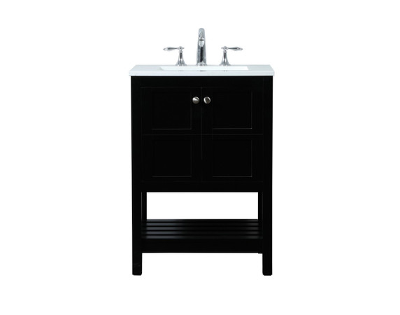 Plumbing Bath Chests/Vanities by Elegant Lighting ( 173 | VF16424BK Theo ) 