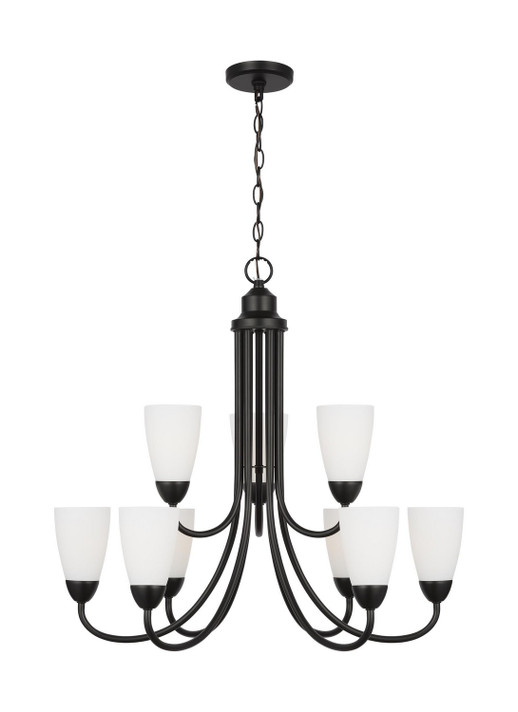 Mid. Chandeliers Glass Up by Generation Lighting ( 1 | 3120209EN3-112 Seville ) 